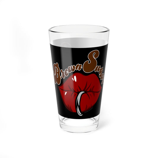 Black Pint Glass