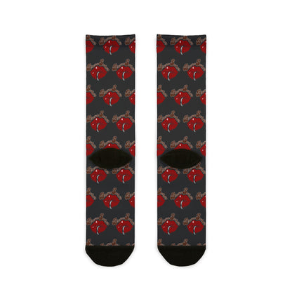 Multi Logo Crew Socks