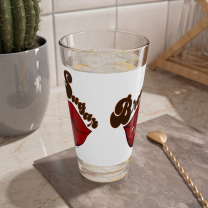White Pint Glass