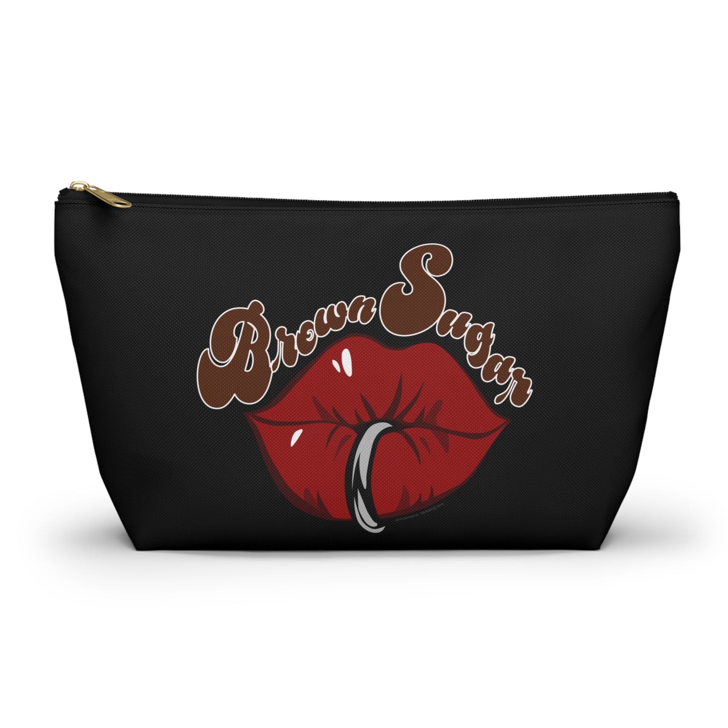 Black Accessory Pouch w T-bottom