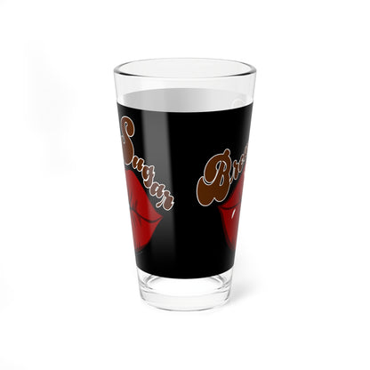 Black Pint Glass