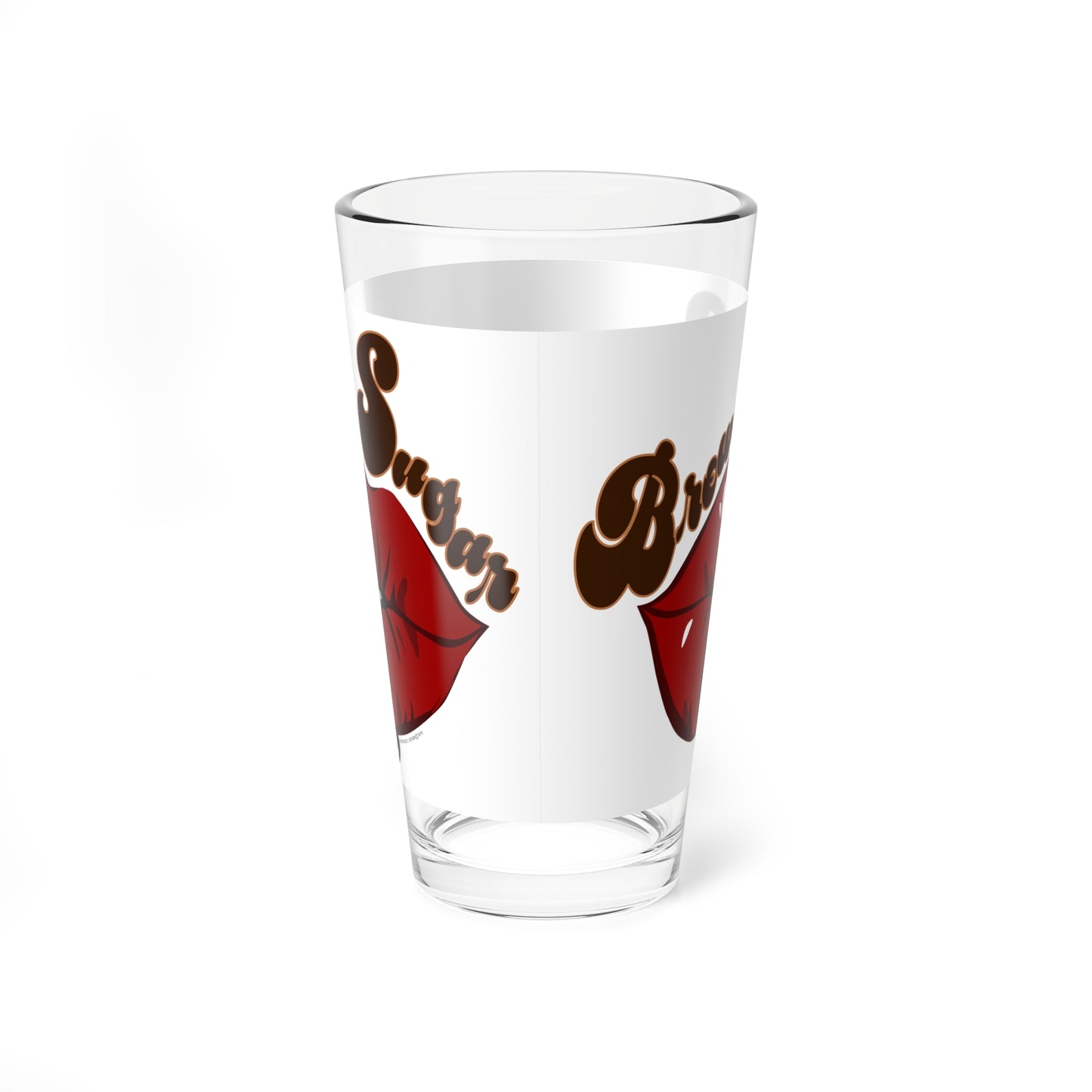 White Pint Glass
